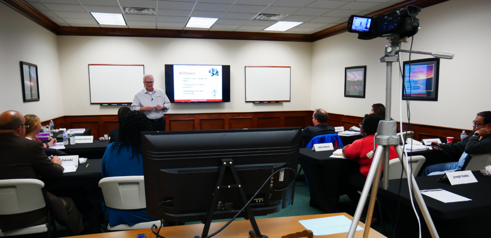 Larry teaching