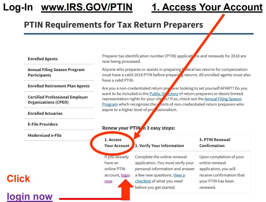 How to view return filed per PTIN American Society of Tax Problem Solvers